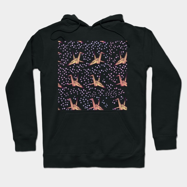 paper bird pattern Hoodie by goblinbabe